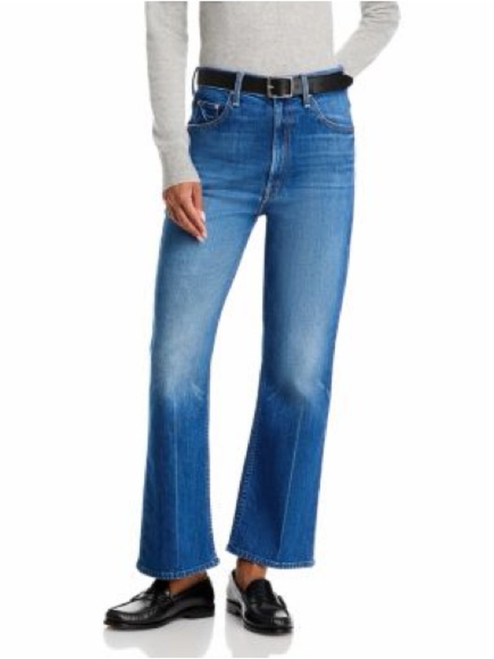 Mother The Scooter High Rise Ankle Bootcut Jeans in It's A Small World Size 25